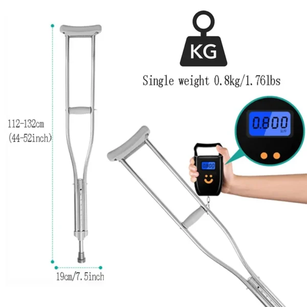 tpagg3ot10e4d3wkylk4tp0m6cvk.webp Tynor Axillary Crutch Walking Sticks Pair